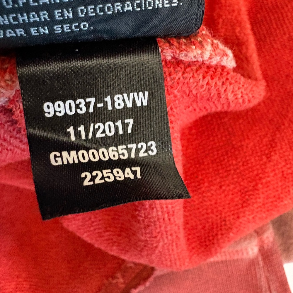 Harley-Davidson Red Ombre Crew Neck distressed Long sleeve Raw Hem‎ motorcycle L - Picture 14 of 14